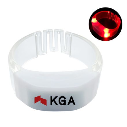 Full Color Custom Adjustable Flashing Bracelet