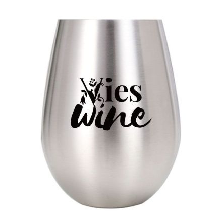 Custom Stainless Steel Wine Tumbler - 18 oz.
