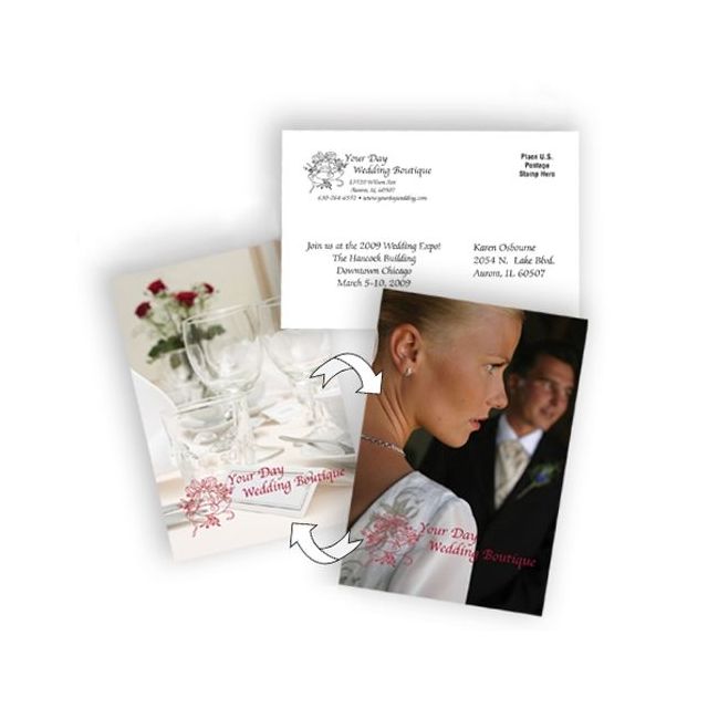 Full Color Lenticular Personalized Postcard - 5"x7"