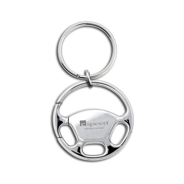 Steering Wheel Shaped Promotional Key Tag