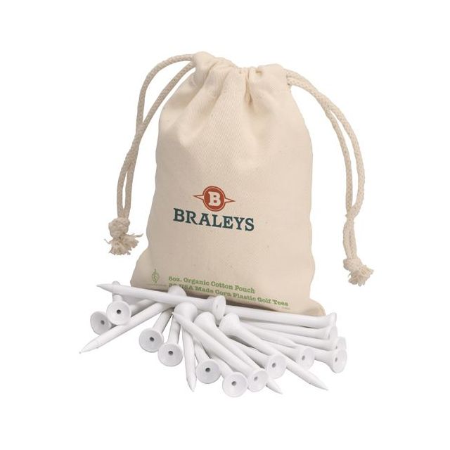 Eco-friendly Golf Tees with Logo Bag