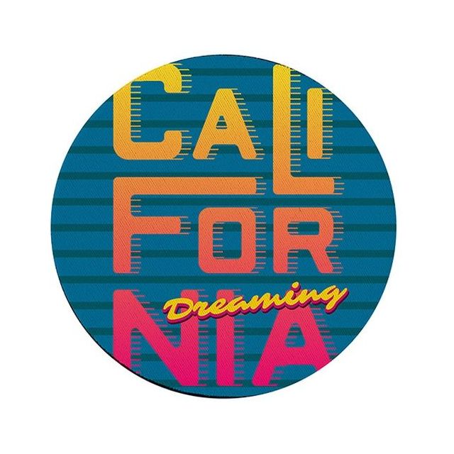 Full Color Custom Neoprene Coaster w/ Rubber Backing