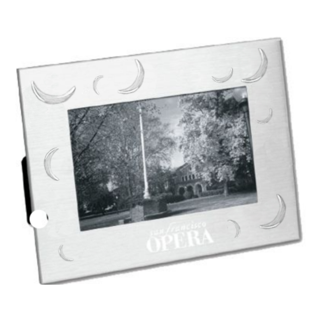 Aluminum Star Pattern Custom Picture Frame - 4" x 6"