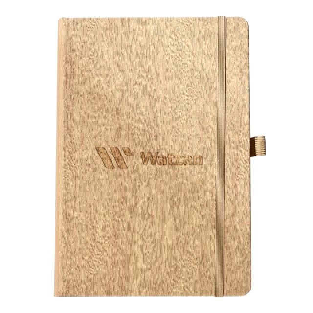 Custom Wood Grain Journal - 5.8"w x 8.25"h