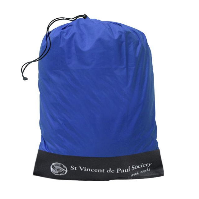 Custom Polyester Drawstring Laundry Bag - 21.75"w x 27.5"h