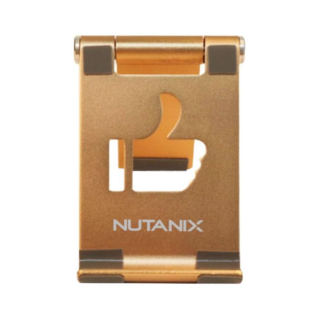 Aluminium Alloy Custom Adjustable Smartphone Stand w/ Anti-Slip Base