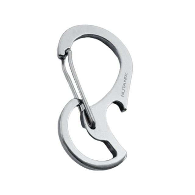 B Shape Keychain Custom Carabiner w/ Bottle Opener