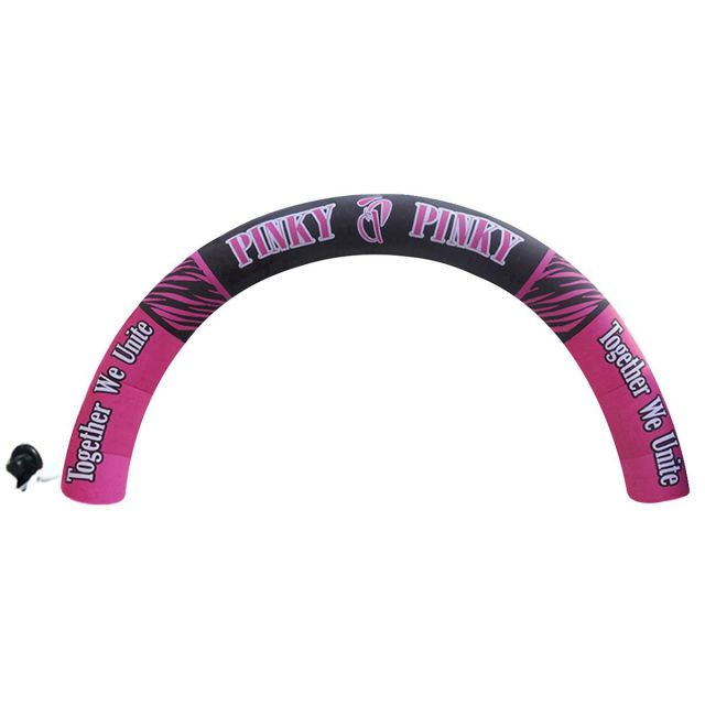 Full Color 40' Custom Round Inflatable Arch Display Kit
