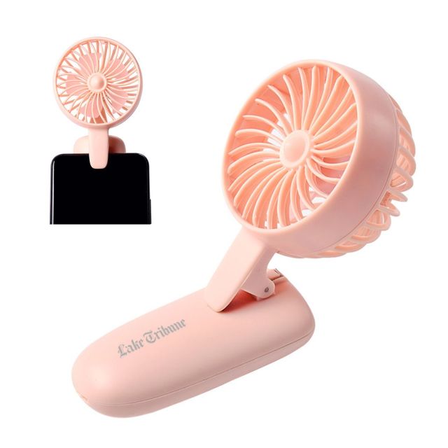Custom Handheld Mini Fan Clip on Phone & Laptop