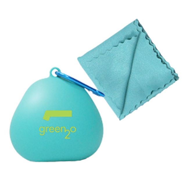 Custom Quick Dry Cooling Towel w/ Carabiner Case - 12'' x 32''