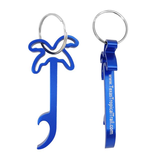 Palm Tree Shaped Bottle Opener Custom Keychains