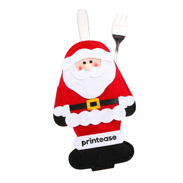 Christmas Decoration Custom Tableware Pocket