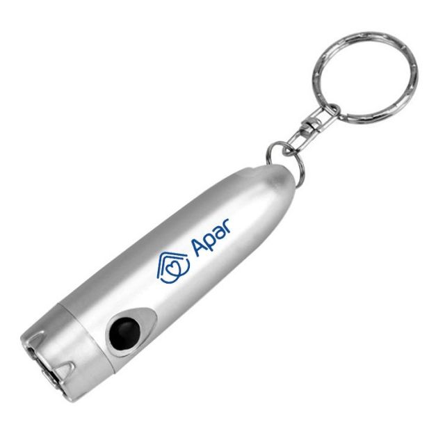 Custom Bullet Shape Flashlight w/ Key Tag