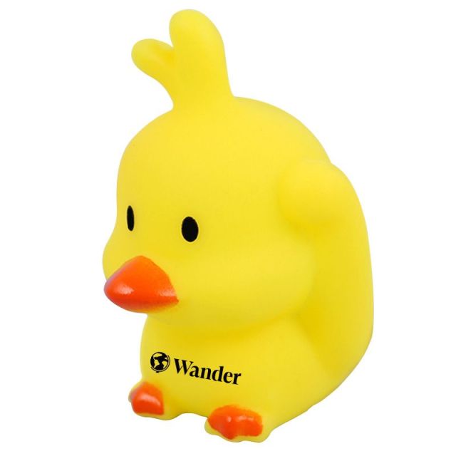Custom Logo Rubber Duck w/ Cute Sound - 2.4" x 1.8" x 1.6"