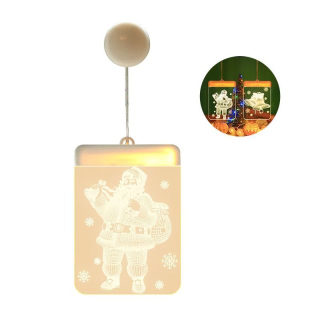 Custom Holiday Ornament Window Curtain LED String Light