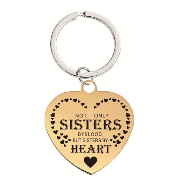 Heart Shape Custom Metal Key Chain