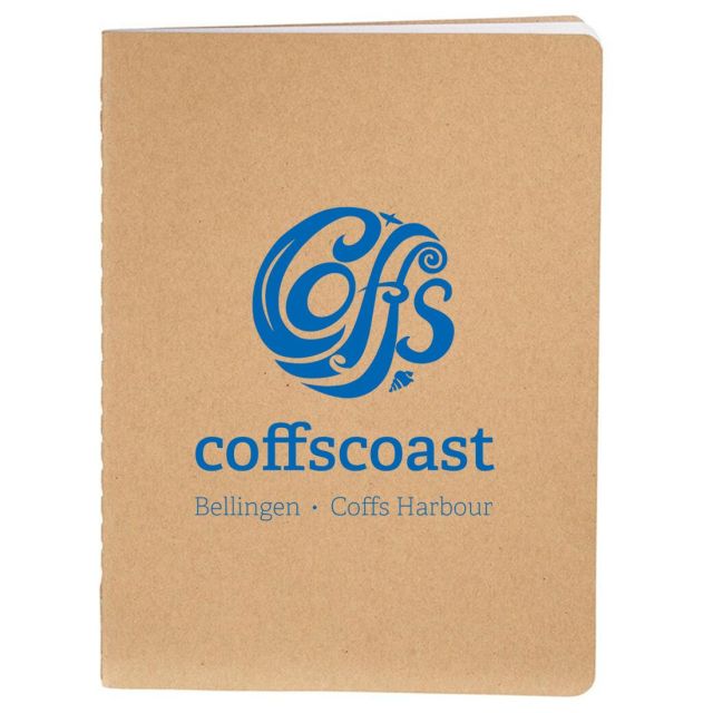 Custom Kraft Pocket Notebook - 5.5" x 8"
