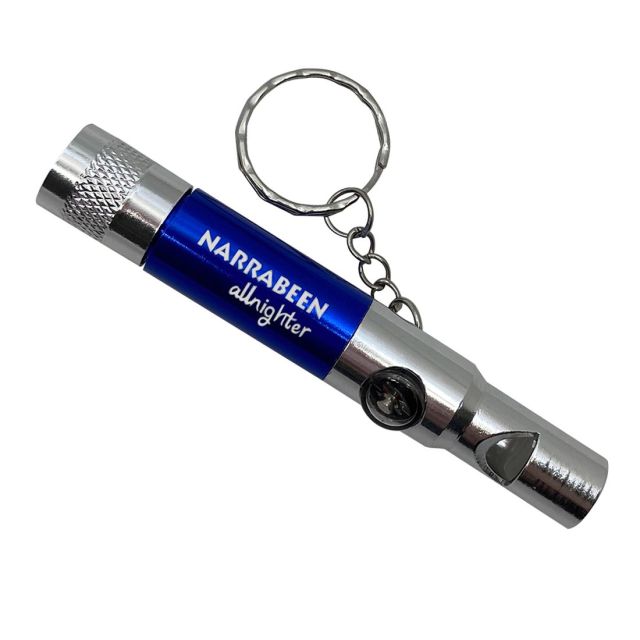 Custom Whistle Key Light w/ Compass