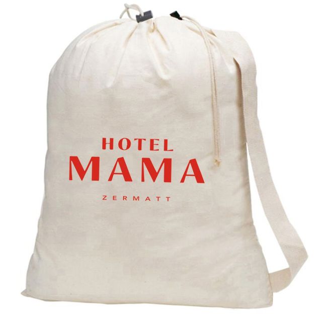 Custom Cotton Canvas Logo Laundry Bag - 22"w x 28"h