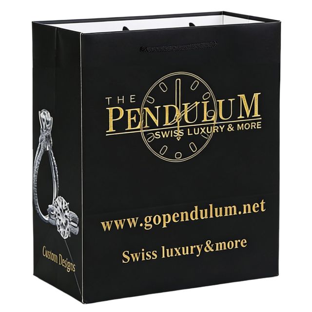 Full Color Custom Euro Paper Shopping Bag - 9.8''w x 11.8''h x 4''d