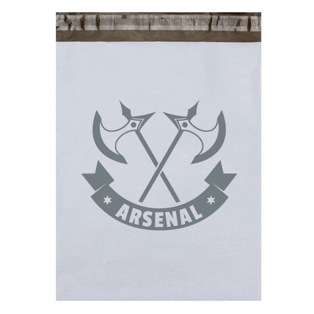 Custom Courier Satchel Poly Mailer Bags - 12.6" x 17.7"