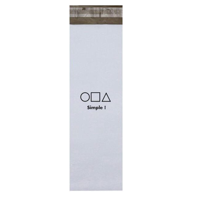 Custom Courier Satchel Poly Mailer Bags - 3.9" x 13.8"