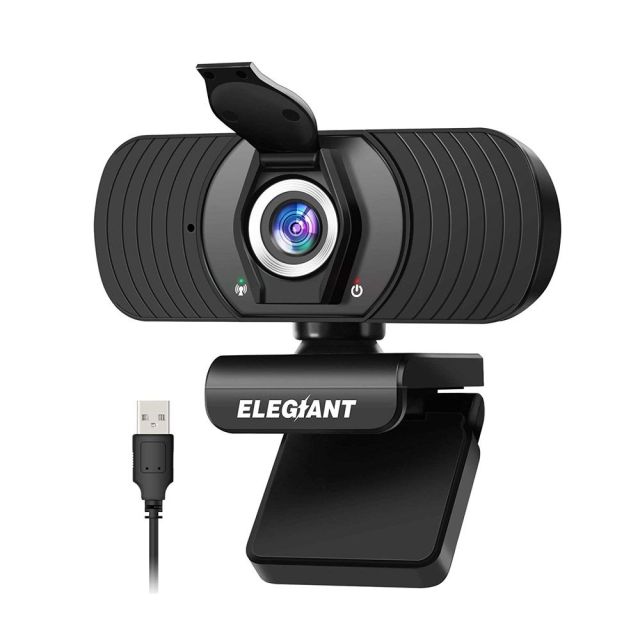 Custom 1080P USB HD Streaming Business Webcam w/ Microphone