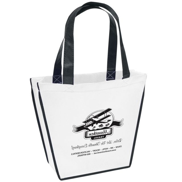 Custom Non-Woven Gift Promotional Tote Bag - 12"w x 10"h x 4"d