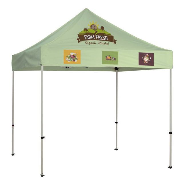 Full Color Premium Trade Show Booth Custom Tent - 8'