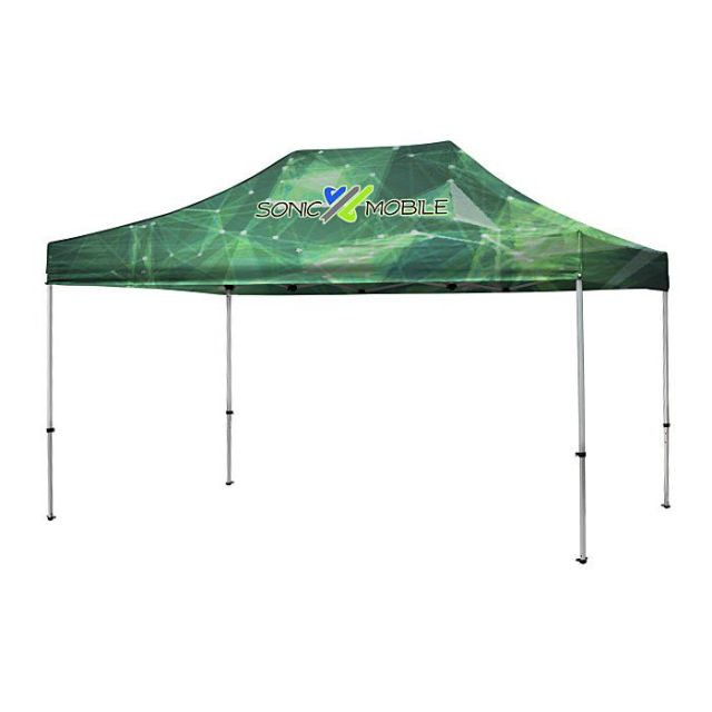 Full Color Premium Custom Pop Up Event Tent - 15'