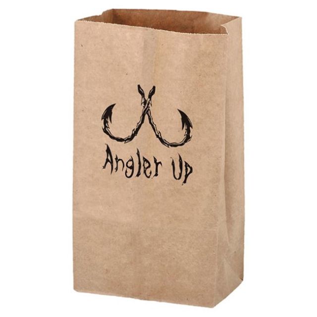 Custom Kraft Paper Nail & Coin Bags - 5.9"W x 10.6"H x 3.5"D