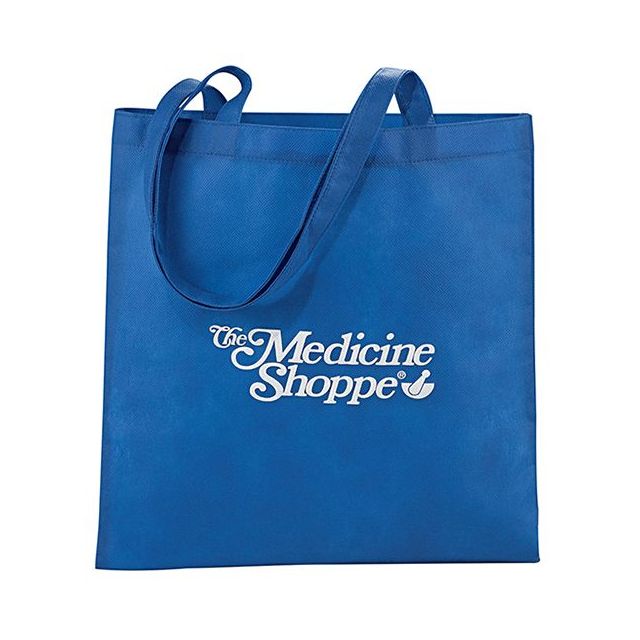 Custom Recycled Non-Woven Promotional Tote Bag - 15.5"w x 15"h x 0.5"d