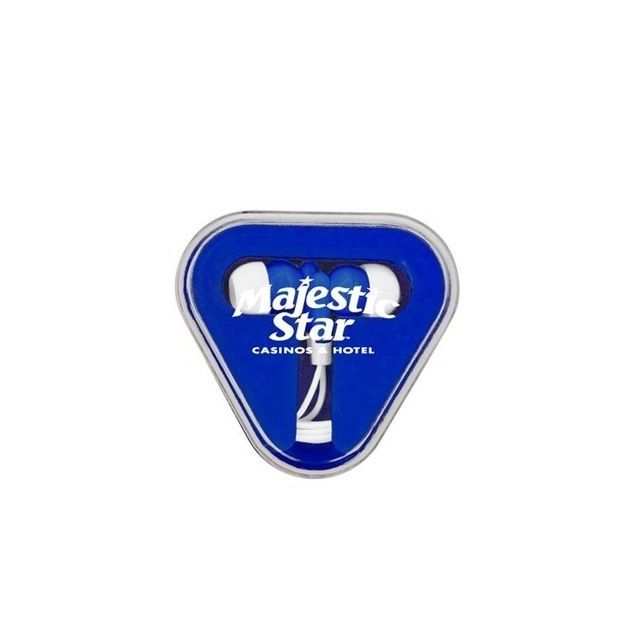 Promotional Ear Buds in Custom Imprinted Case