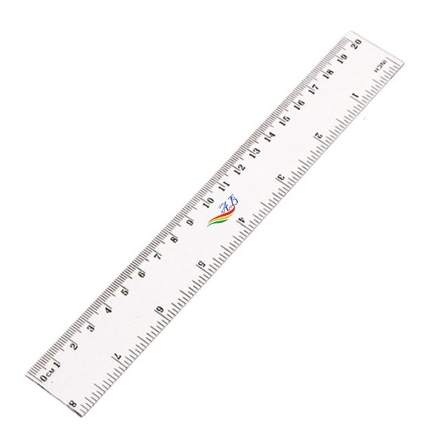 Custom Translucent Promo Ruler w/ Centimeters - 8"