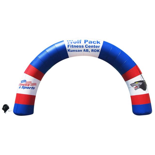 Full Color Custom 26' Round Inflatable Arch Display Kit