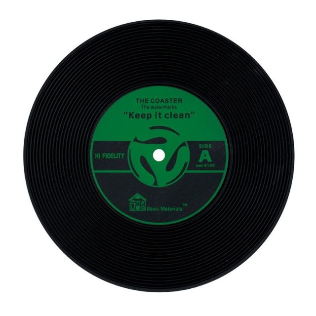 Full Color Custom Vintage Vinyl Record Coaster
