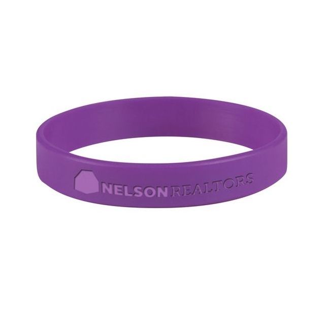 Tone-on-Tone Silicone Custom Wristband