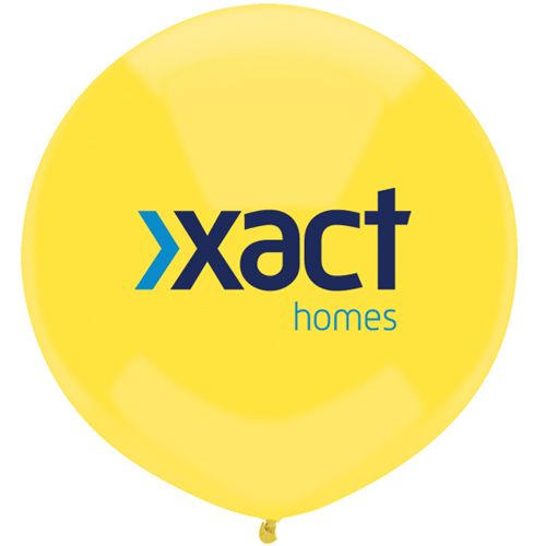 Outdoor Biodegradable Logo Latex Balloons - 17"