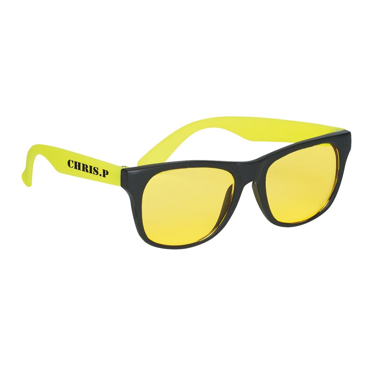 Colored Tinted Lenses Rubberized Custom Sunglasses