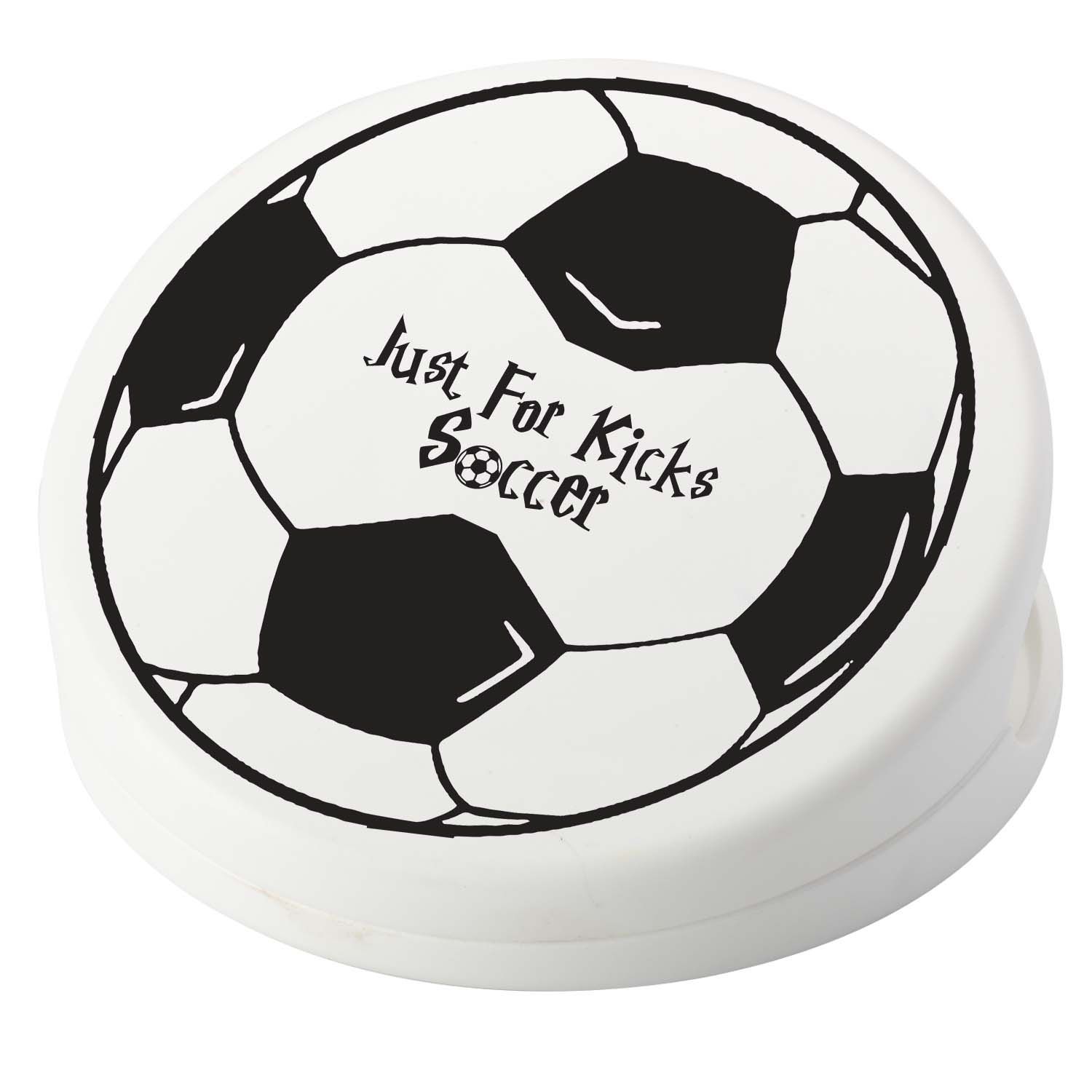 Soccer Ball Shaped Keep-It Custom Bag Clip - 3"