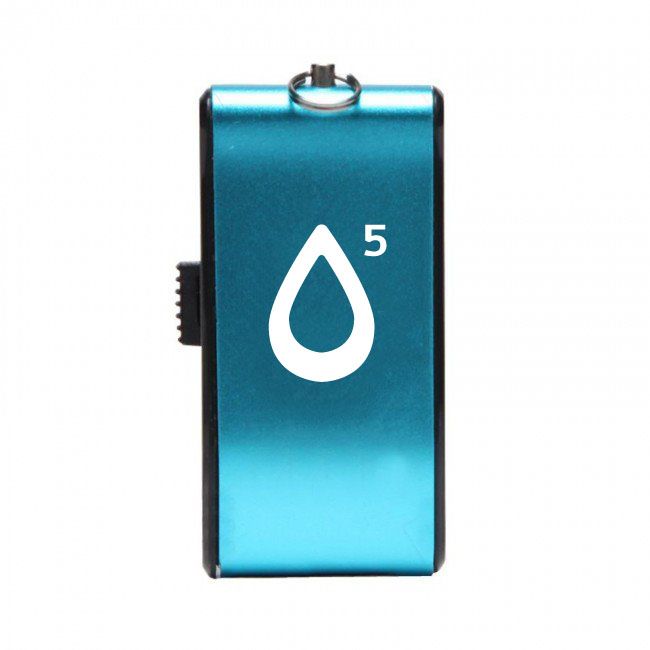 Custom Slide Glossy Metal Wavy USB Flash Drive