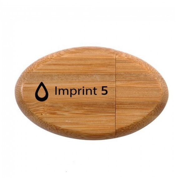 Olive Shaped Wooden Custom USB Flash Drive