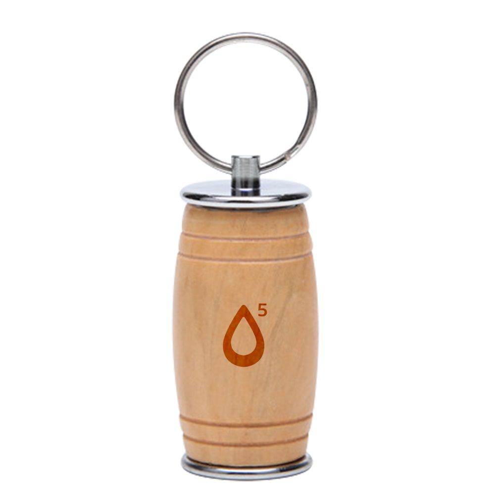 Custom Barrel Shaped Wooden USB Flash Drive