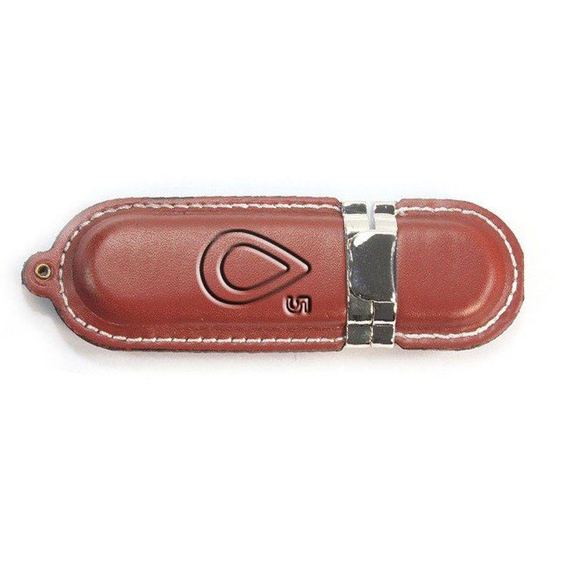 Leather Bodied Custom USB Flash Drive