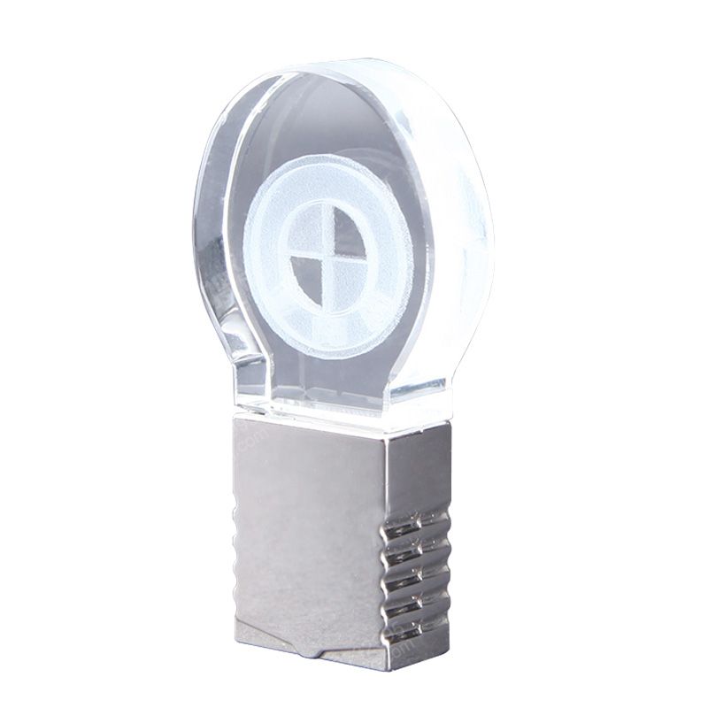 Personalized Oval Crystal Custom USB Flash Drive