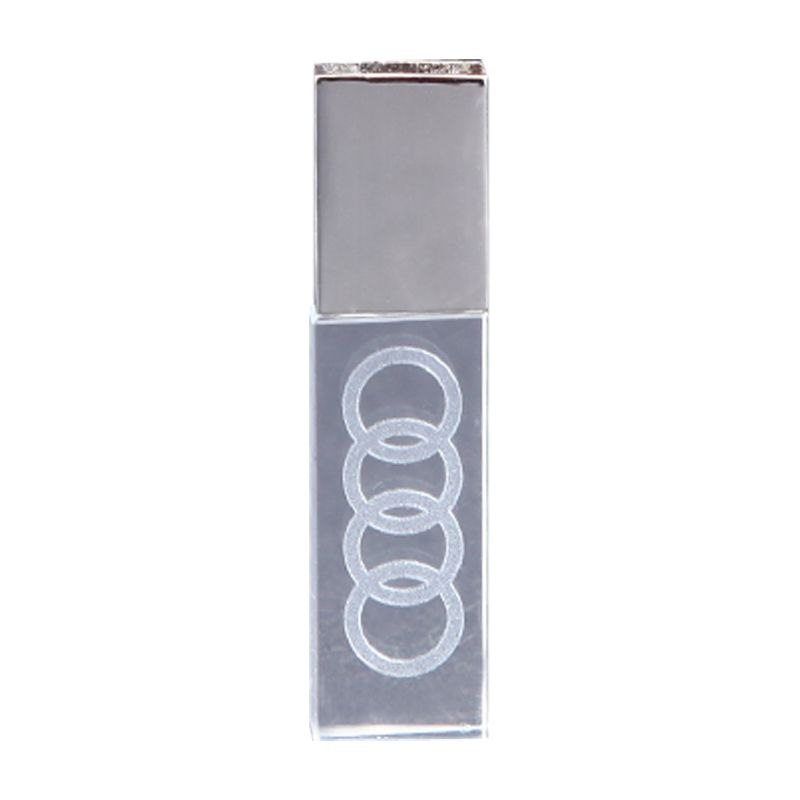 Rectangular Crystal Custom Music USB Flash Drive