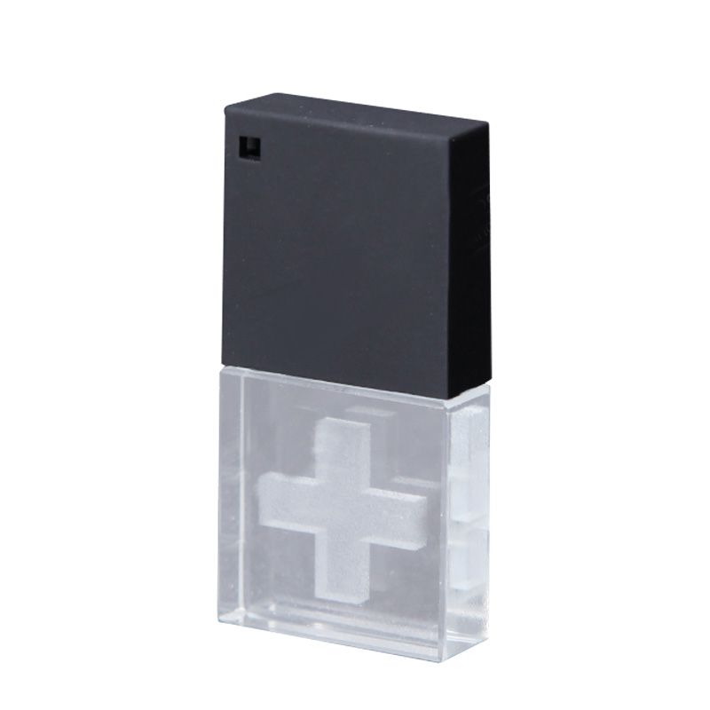 Custom Flat Perfume Shaped Crystal USB Flash Drive