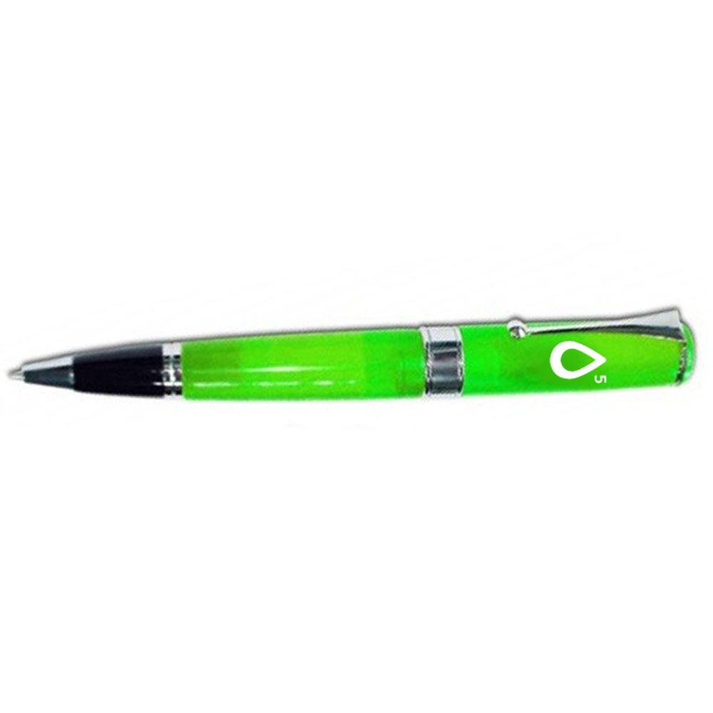 Plastic USB Flash Drive w/ Ballpoint Pen