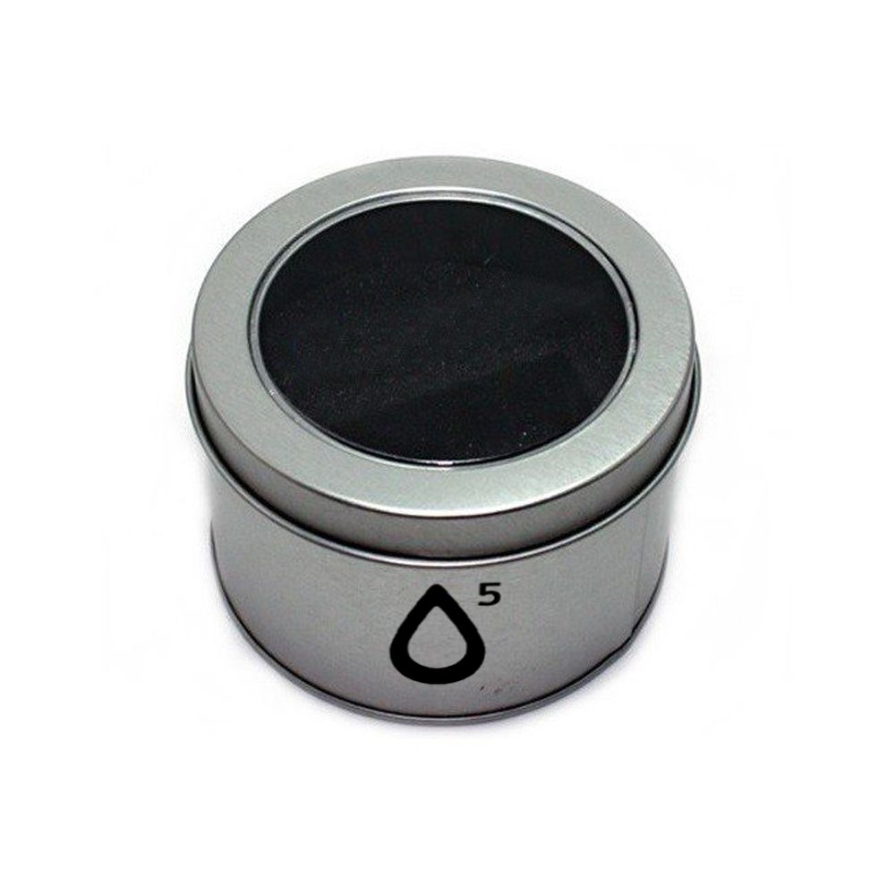 USB Memory Stick Clear Tin Box-Round