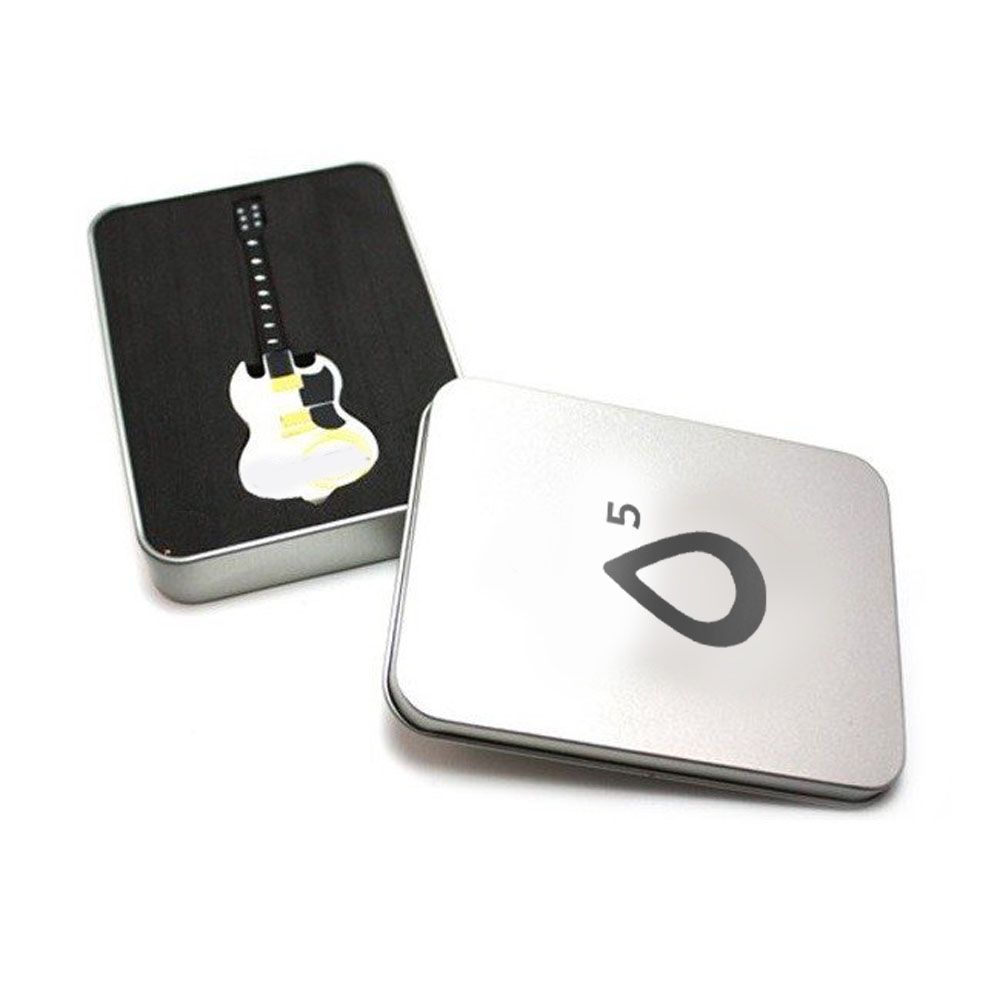 USB Memory Stick Clear Tin Box-Square